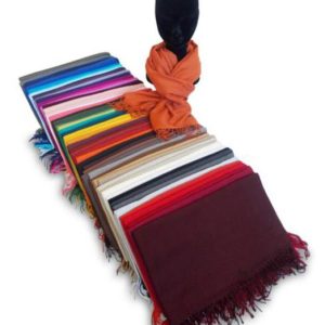 Pashmina tinta unita