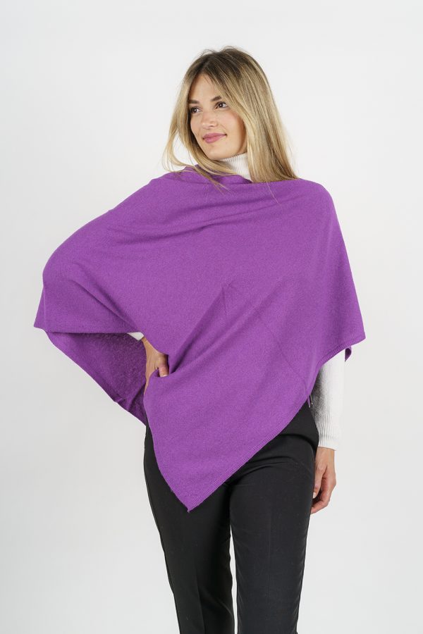 Poncho misto Cashmere — poncho in misto cashmere — Goia Roberto