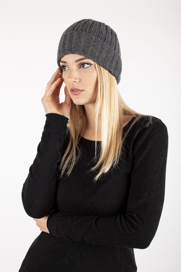 COSTA 32-R BERRETTO UNISEX — berretto in 100% cashmere — Goia Roberto
