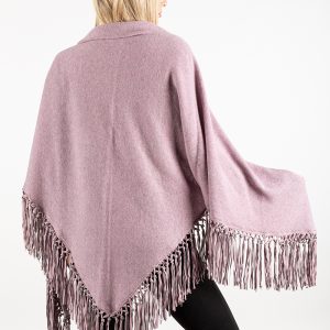 Art. 4903-TR  Scialle con frange in pelle