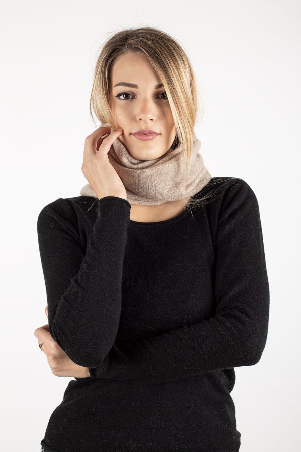 TUBO — sciarpa in 100% cashmere — Goia Roberto