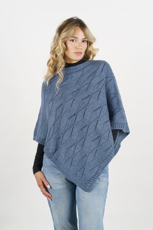 5403-P — poncho in lana — Goia Roberto
