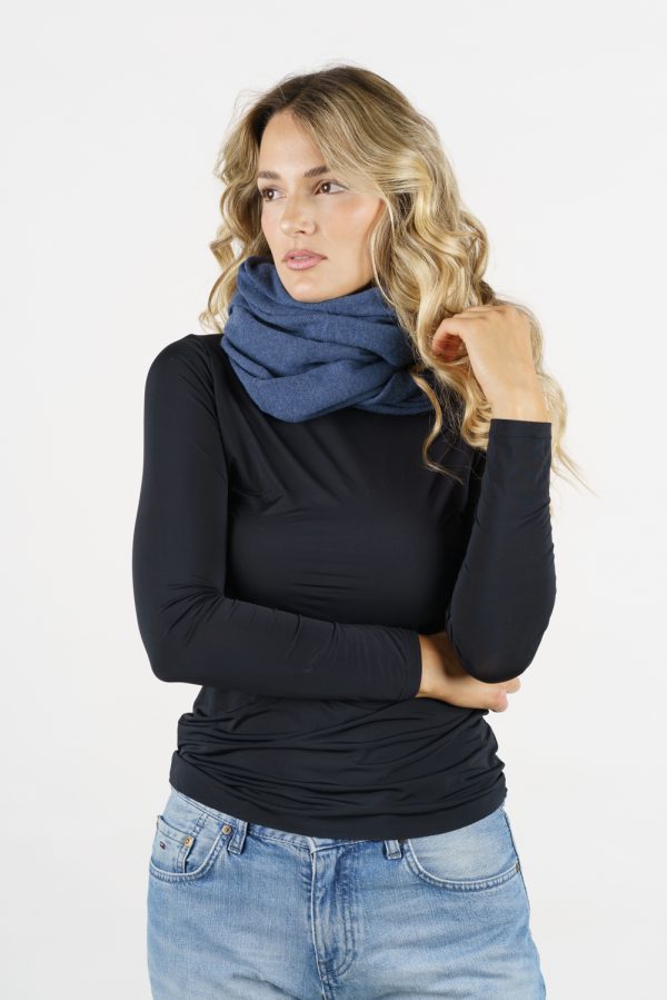 COLLO ANELLO — sciarpa in misto cashmere — Goia Roberto