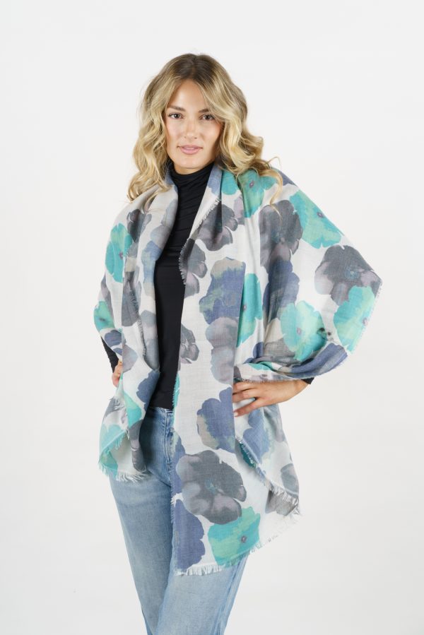 RG 353 PAPAVERO — sciarpa in lana — Goia Roberto