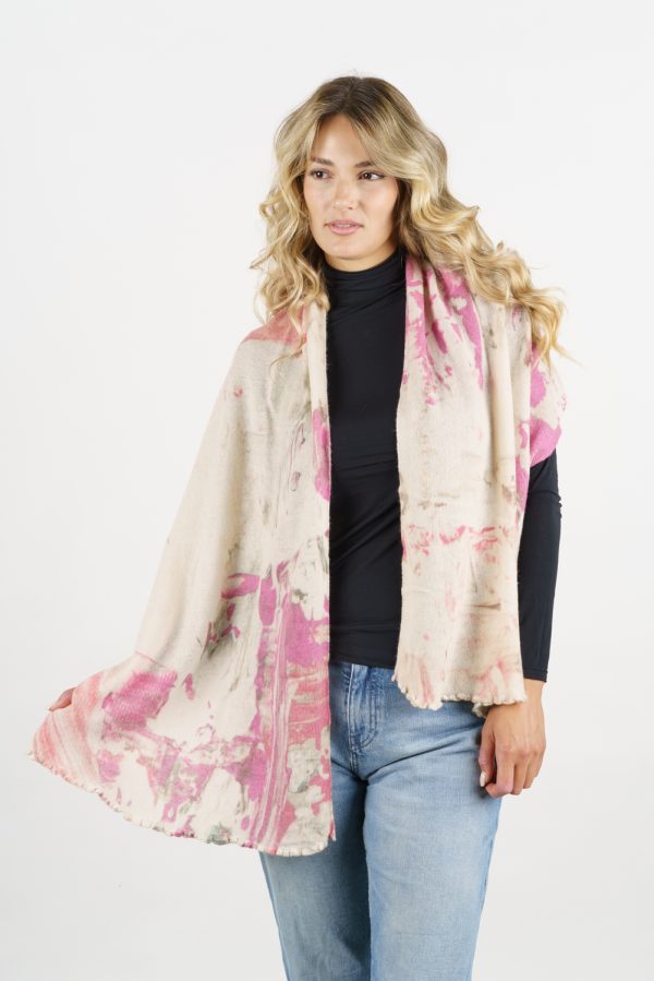 SCIARPA ALESSIA disegno ALL-02 — sciarpa in misto cashmere — Goia Roberto